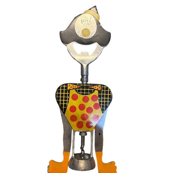 Carlo Gemelli vintage clown bottle opener. Corkscrew wine bottle opener - Picture 2 of 5